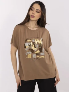 Blúzka CLM BZ 1701.81 svetlohnedá