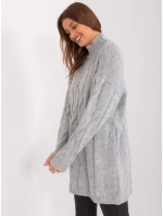 LC SK 1561 šaty.34X sivá