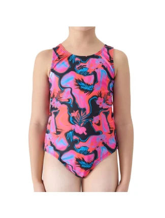 Dievčenské jednodielne plavky 4F JUNIOR 4FJWSS25USWSF093-90A