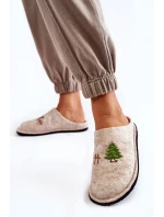 Domácí pantofle Big Star KK276016 béžová Domácí pantofle Big Star KK276016 béžová