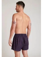 Pánske trenírky 315500 460 čierne-tm. modré s potlačou - Jockey