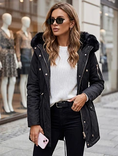Dámska zimná bunda GODDESS black FashionStreet TY3867