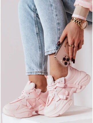 Dámske tenisky na platforme VISTARUN pink FashionStreet ZY0651 Dámske tenisky na platforme VISTARUN pink FashionStreet ZY0651