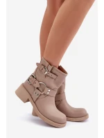 Dámske kožené nízke topánky s remienkami Zazoo 3644 Beige Dámske kožené nízke topánky s remienkami Zazoo 3644 Beige