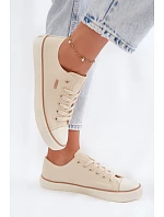 Dámske nízke tenisky Big Star TT274773 Beige Dámske nízke tenisky Big Star TT274773 Beige