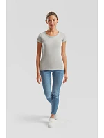 Fruit of the Loom Lady-Fit Iconic 195 T Dámske tričko z hrubej bavlny 16.1424 fľaškovozelená Fruit of the Loom Lady-Fit Iconic 195 T Dámske tričko z hrubej bavlny 16.1424 fľaškovozelená