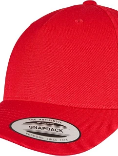 Flexfit 5789M 5-panelová snapbacková čiapka 55.5789 červená