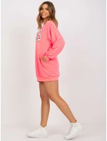 Mikina EM BL U719.82P fluo ružová