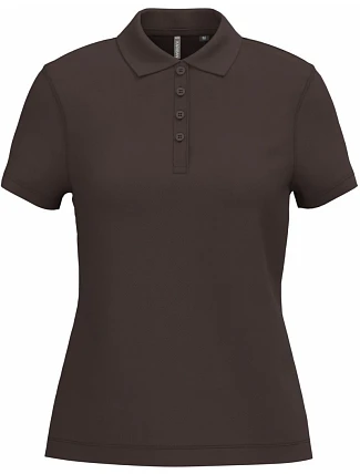 Kariban K 255 Dámske polo tričko z piké 20.K255 čokoládová Kariban K 255 Dámske polo tričko z piké 20.K255 čokoládová