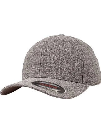 Flexfit 6355 6-panelová čiapka s kšiltom „Melange“ 55.6355 tmavošedá melírovaná Flexfit 6355 6-panelová čiapka s kšiltom „Melange“ 55.6355 tmavošedá melírovaná