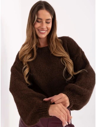 Jumper MI SW 1909.21 tmavohnedý