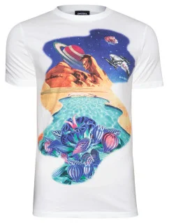 Pánske tričko s krátkym rukávom 00SZU9-0SASN-05 - Diesel