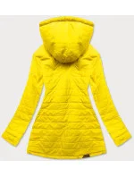 Kaki-žltá obojstranná dámska bunda (CAN-620BIG) Kaki-žltá obojstranná dámska bunda (CAN-620BIG)