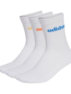 Adidas Linear Crew Cushioned Socks 3 páry biele KD1717
