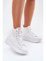 Wysokie Trampki Damskie Lee Cooper LCW-25-31-3461L Białe