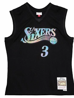 Mitchell & Ness NBA Philadelphia 76ers Allen Iverson Swingman tričko - SMJYLF19035-P76BLCK00AIV