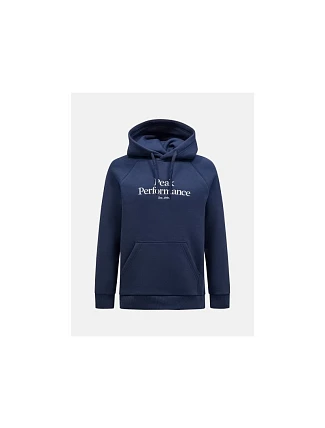 Pánska mikina Peak Performance M Original Hood, farba tmavomodrá Pánska mikina Peak Performance M Original Hood, farba tmavomodrá