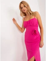 DHJ SK 18992 šaty.16X fuchsiová