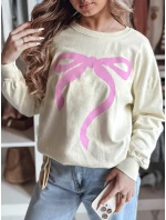 Dámska nadrozmerná mikina SOFTTIE béžová FashionStreet BY1356