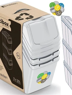Odpadkové koše 20 l SORTIBOX SET3 SEPARATE Dětské