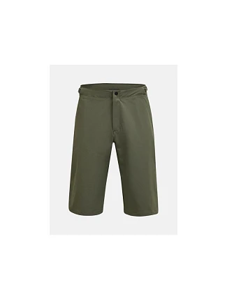 Pánske šortky Peak Performance M Trail Shorts, zelené Pánske šortky Peak Performance M Trail Shorts, zelené