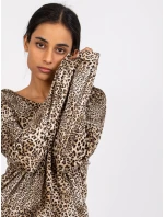 Blúzka DHJ BZ 6550 2.34P čierna a béžová