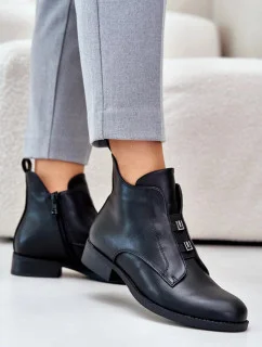 Dámske členkové topánky HY42-716 model 202118 Black - S.Barski