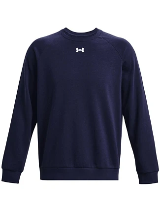 Pánska mikina Under Armour Rival Fleece Crew, tmavomodrá, 1379755, 410