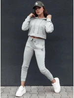 Dámske tepláky RELAX MODE light grey FashionStreet UY2137