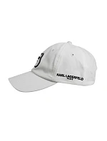 Čiapka Karl Lagerfeld Paris Choupette Strapback, biela – L5WH7944 wht Čiapka Karl Lagerfeld Paris Choupette Strapback, biela – L5WH7944 wht