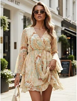 FLOWNESA mini šaty viacfarebné FashionStreet EY2454 FLOWNESA mini šaty viacfarebné FashionStreet EY2454