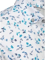 Pánske biele tričko s krátkym rukávom FashionStreet KX1039