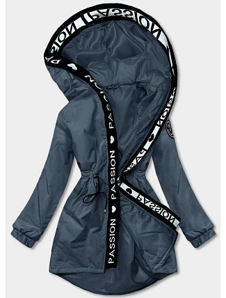 Dámska oversize parka modrá (B8080-72) Dámska oversize parka modrá (B8080-72)