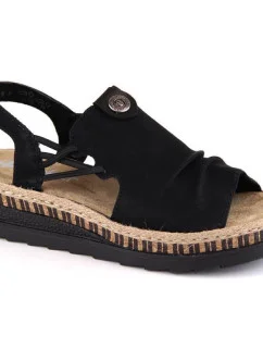 Pohodlné sandále Rieker W RKR677 black