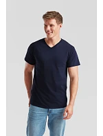 Fruit of the Loom Valueweight V-Neck T Tričko s výstrihom do V 16.1066 čierne