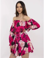 MI SK šaty A1447.84 čierno-ružové