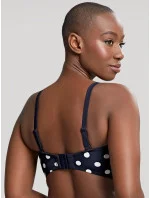 Dámske plavky Anya Riva Spot Bandeau Navy/Vanilla Top SW1453 - Panache