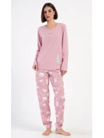 Dámske dlhé pyžamo Medveď s vankúšom