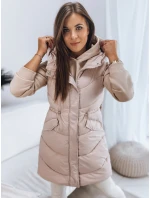 Dámska prešívaná vesta GAMIS béžová FashionStreet TY3293 Dámska prešívaná vesta GAMIS béžová FashionStreet TY3293