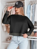 Dámska oversize maslová mikina s príveskom NUBISS čierna FashionStreet RY2802 Dámska oversize maslová mikina s príveskom NUBISS čierna FashionStreet RY2802