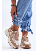 Damskie Buty Sportowe Beżowe Contiro