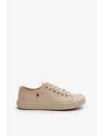 Klasyczne Trampki Damskie Big Star NN274286 Beżowe
