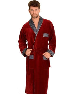 Dlhý pánsky župan DE LAFENSE 773 Bonjour 3XL-4XL