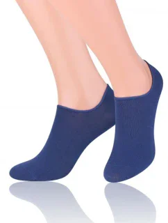 Dámske ponožky Invisible 070 dark blue - Steven