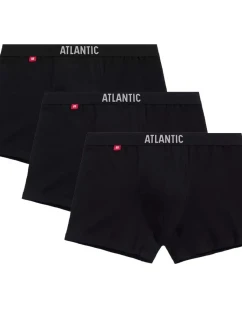 Pánske boxerky 3 pack 011 black - Atlantic