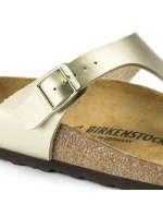 Dámske žabky Birkenstock Gizeh Birko-Flor Gold narrow (1016109) dámske