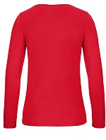 B&C #E150 LSL /women Dámske tričko s dlhým rukávom 01.006T červené B&C #E150 LSL /women Dámske tričko s dlhým rukávom 01.006T červené