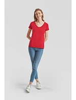 Fruit of the Loom Lady-Fit Iconic 150 V-Neck T Dámske tričko s výstrihom do V 16.1444 biele Fruit of the Loom Lady-Fit Iconic 150 V-Neck T Dámske tričko s výstrihom do V 16.1444 biele