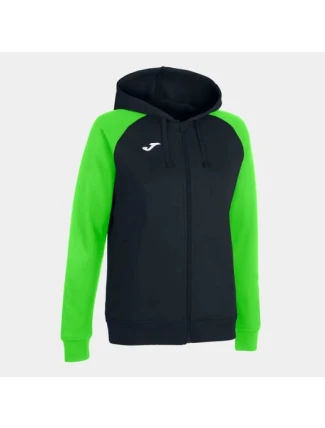 Dámska mikina s kapucňou W 901336.117 čierno-zelená - Joma