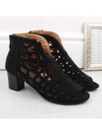 Semišové čižmy M.Daszynski W SAN32A black